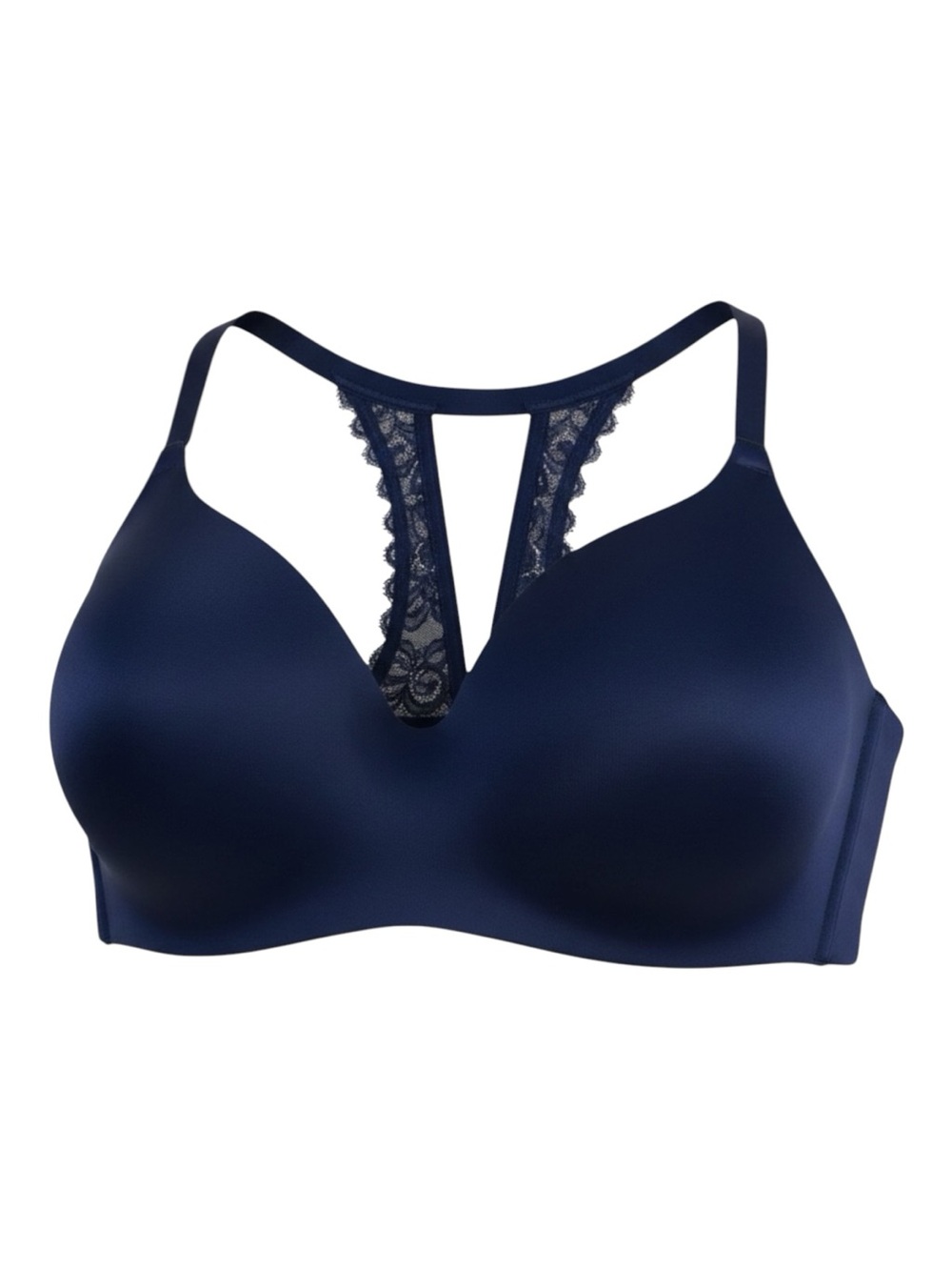 Cacique Mastectomy Collection Blue Lightly Lined Full Coverage Wireless Bra 50C
